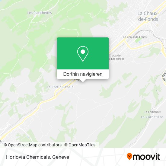 Horlovia Chemicals Karte