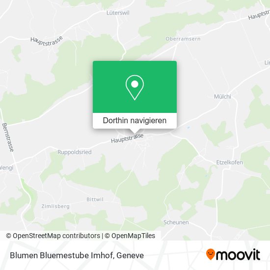 Blumen Bluemestube Imhof Karte
