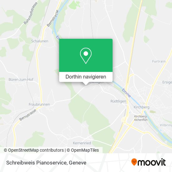 Schreibweis Pianoservice Karte