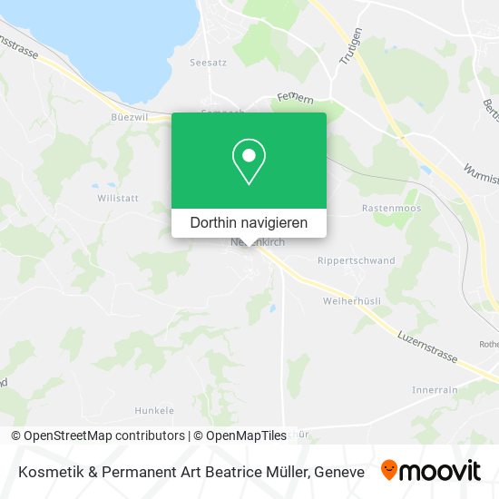 Kosmetik & Permanent Art Beatrice Müller Karte