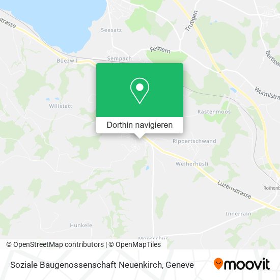 Soziale Baugenossenschaft Neuenkirch Karte