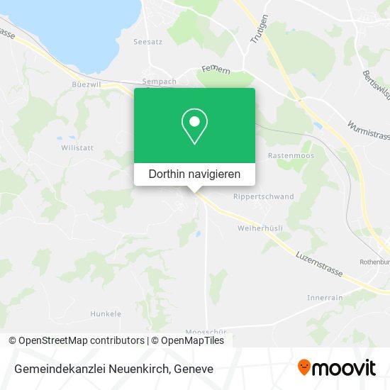 Gemeindekanzlei Neuenkirch Karte