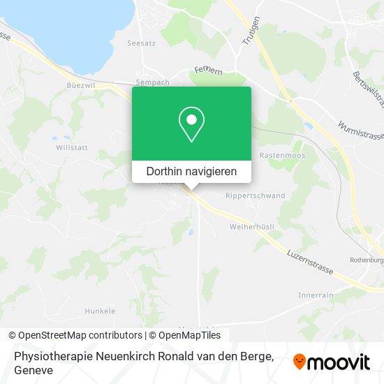 Physiotherapie Neuenkirch Ronald van den Berge Karte