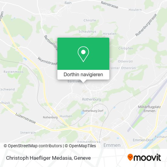 Christoph Haefliger Medasia Karte