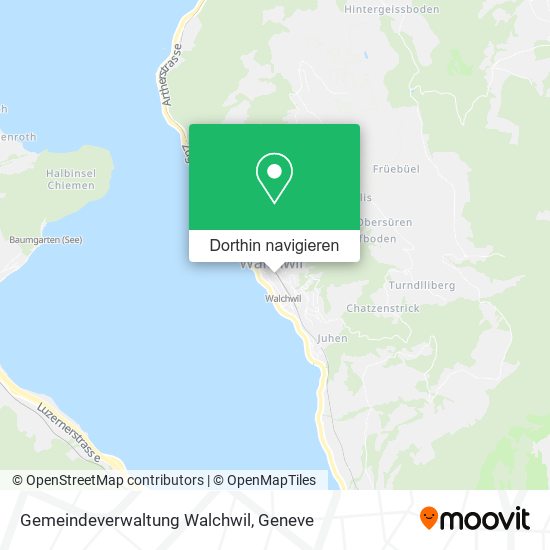 Gemeindeverwaltung Walchwil Karte