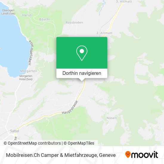 Mobilreisen.Ch Camper & Mietfahrzeuge Karte