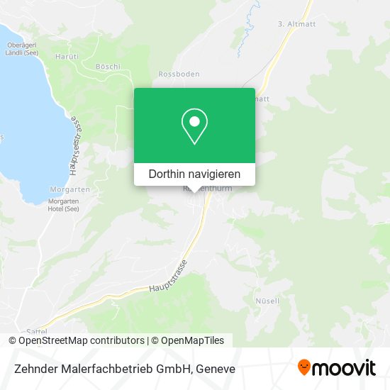 Zehnder Malerfachbetrieb GmbH Karte