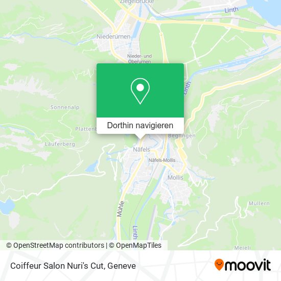 Coiffeur Salon Nuri's Cut Karte