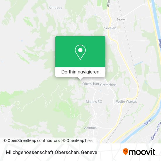 Milchgenossenschaft Oberschan Karte