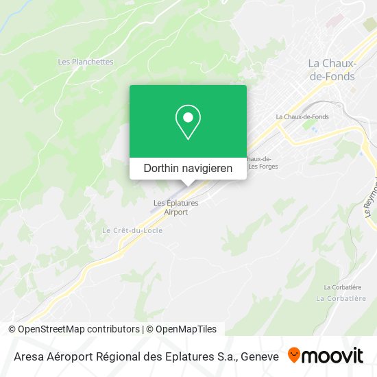 Aresa Aéroport Régional des Eplatures S.a. Karte