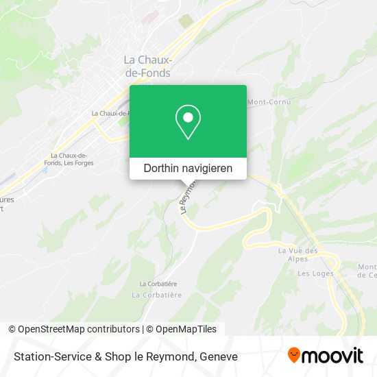 Station-Service & Shop le Reymond Karte