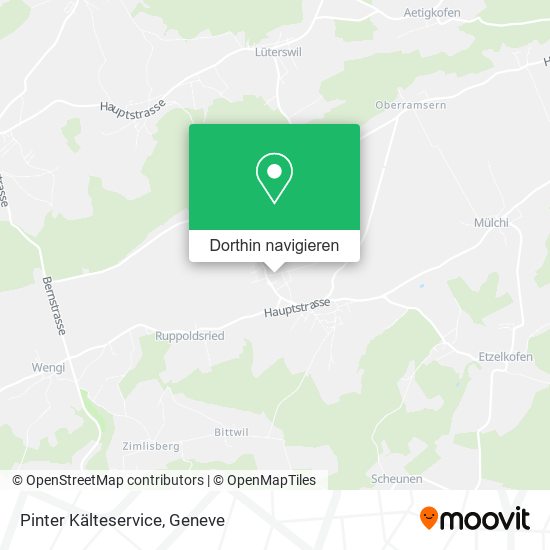 Pinter Kälteservice Karte