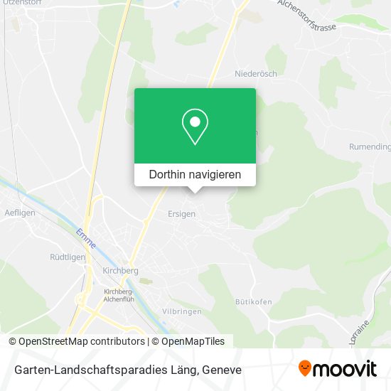 Garten-Landschaftsparadies Läng Karte