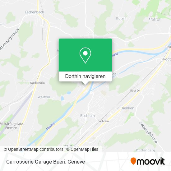 Carrosserie Garage Bueri Karte