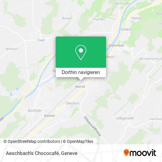 Aeschbach's Chococafé Karte