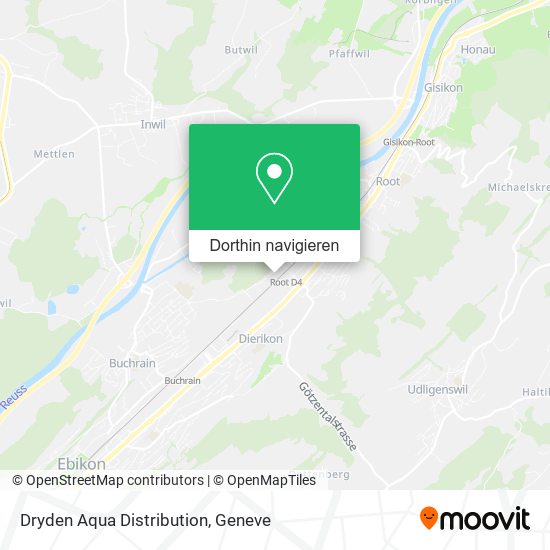 Dryden Aqua Distribution Karte