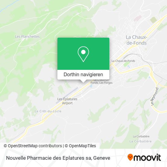 Nouvelle Pharmacie des Eplatures sa Karte