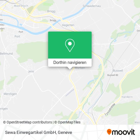 Sewa Einwegartikel GmbH Karte