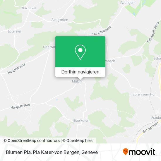 Blumen Pia, Pia Kater-von Bergen Karte