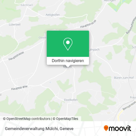 Gemeindeverwaltung Mülchi Karte