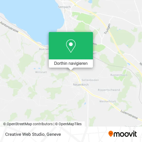 Creative Web Studio Karte