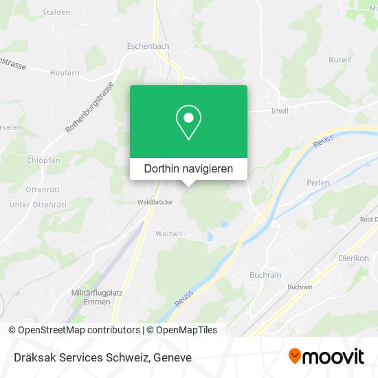 Dräksak Services Schweiz Karte