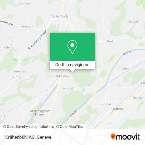Krähenbühl AG Karte