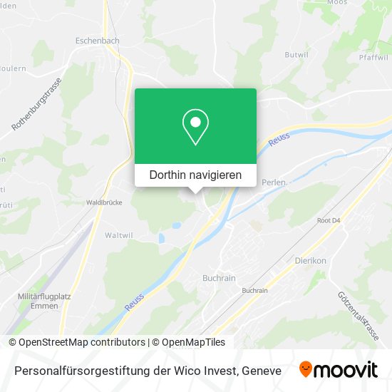 Personalfürsorgestiftung der Wico Invest Karte
