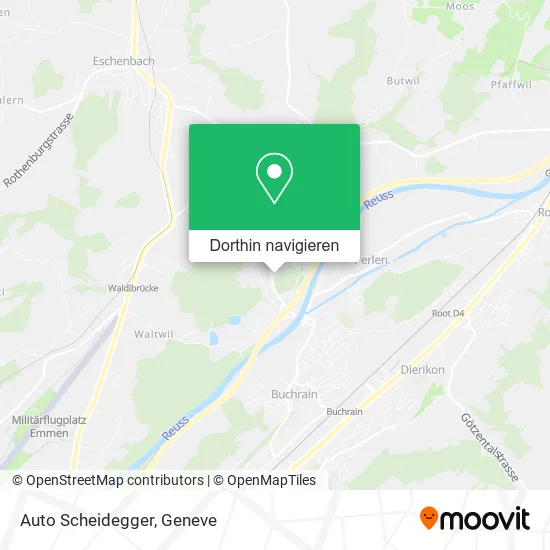 Auto Scheidegger Karte