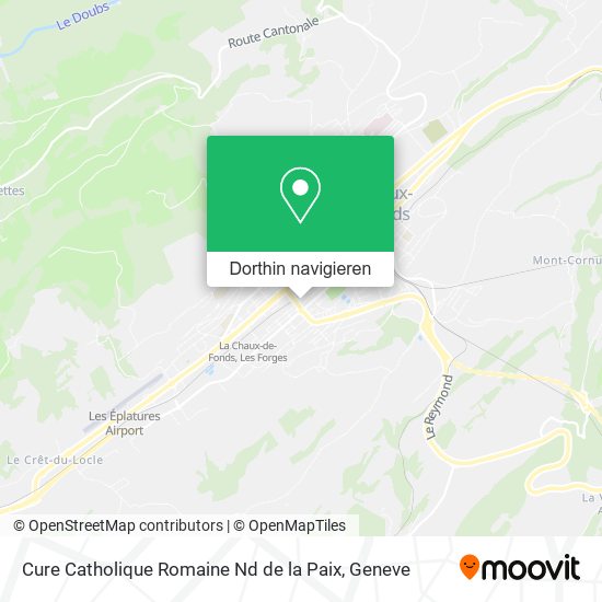 Cure Catholique Romaine Nd de la Paix Karte