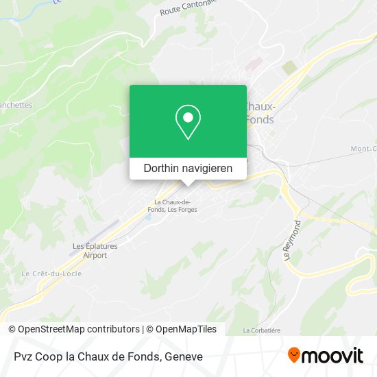Pvz Coop la Chaux de Fonds Karte