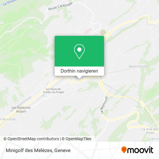 Minigolf des Mélèzes Karte