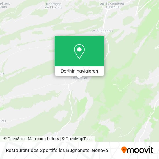 Restaurant des Sportifs les Bugnenets Karte
