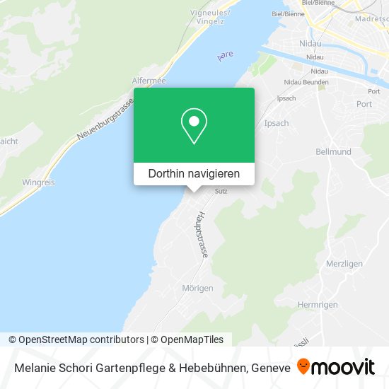 Melanie Schori Gartenpflege & Hebebühnen Karte