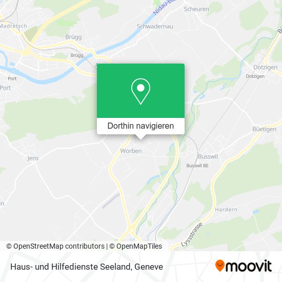 Haus- und Hilfedienste Seeland Karte