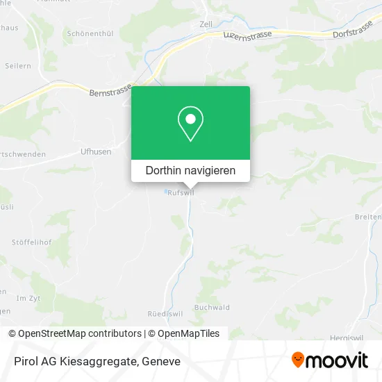Pirol AG Kiesaggregate Karte