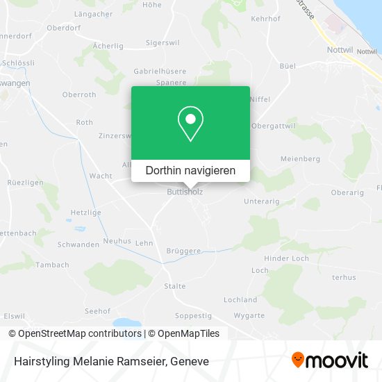 Hairstyling Melanie Ramseier Karte