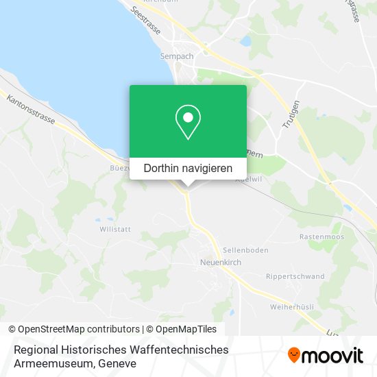Regional Historisches Waffentechnisches Armeemuseum Karte