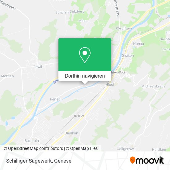 Schilliger Sägewerk Karte