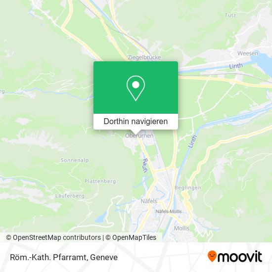 Röm.-Kath. Pfarramt Karte