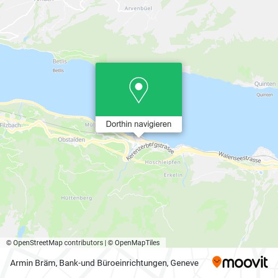 Armin Bräm, Bank-und Büroeinrichtungen Karte