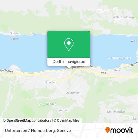Unterterzen / Flumserberg Karte