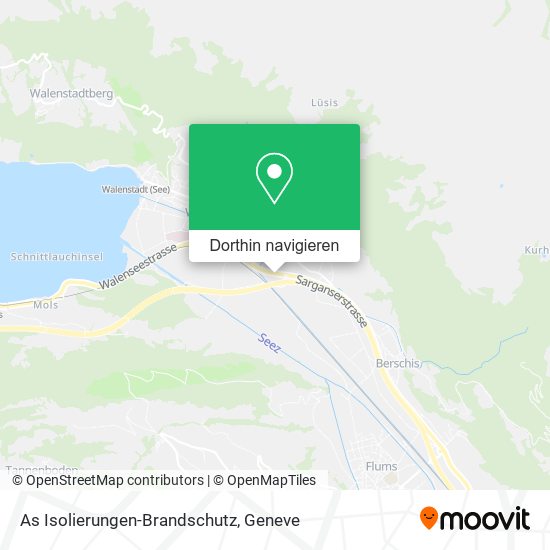 As Isolierungen-Brandschutz Karte