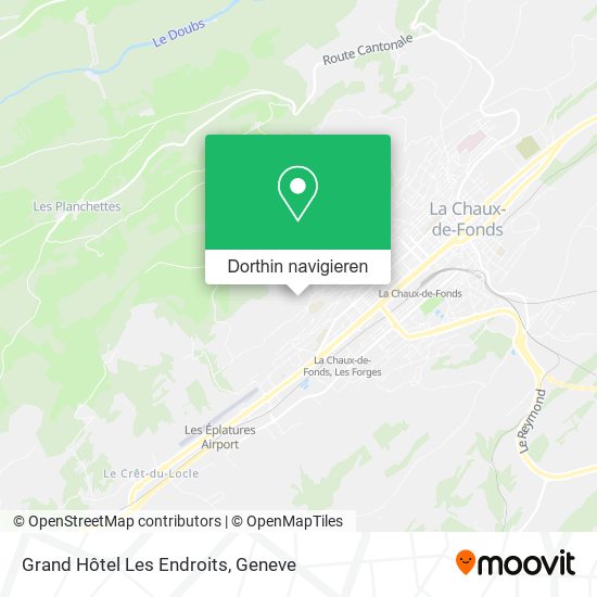 Grand Hôtel Les Endroits Karte