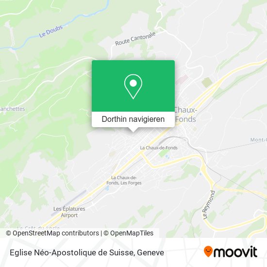 Eglise Néo-Apostolique de Suisse Karte