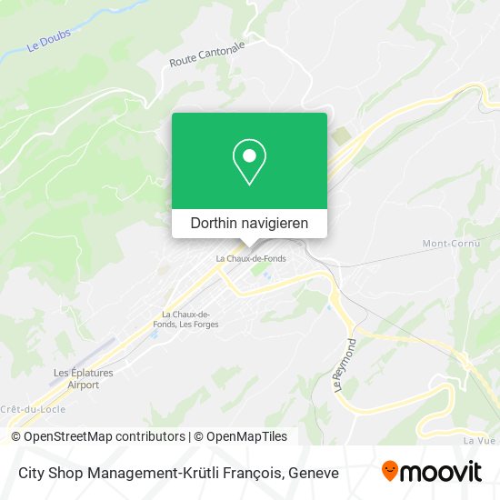 City Shop Management-Krütli François Karte