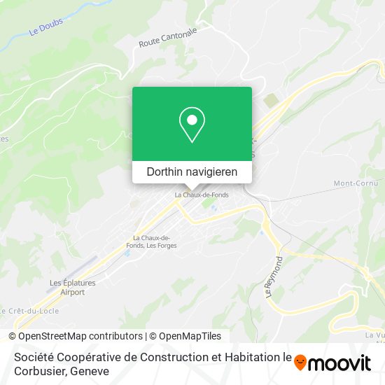 Société Coopérative de Construction et Habitation le Corbusier Karte