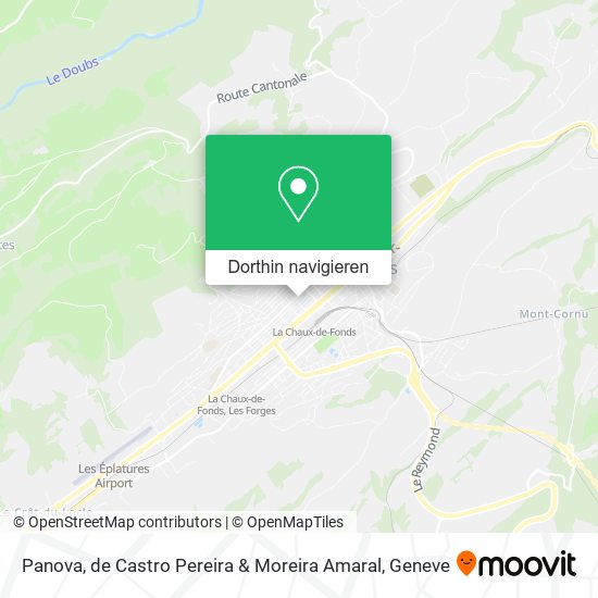 Panova, de Castro Pereira & Moreira Amaral Karte