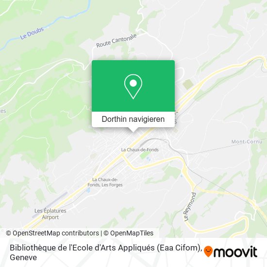 Bibliothèque de l'Ecole d'Arts Appliqués (Eaa Cifom) Karte