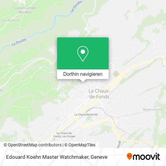 Edouard Koehn Master Watchmaker Karte